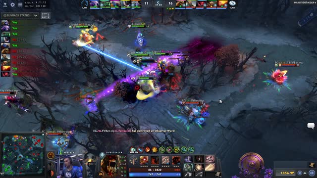 Liquid.Miracle- kills EG.Arteezy!