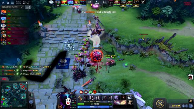 EG.Suma1L's triple kill leads to a team wipe!