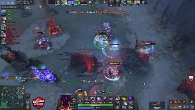 Timado gets a triple kill!