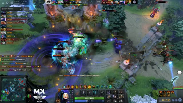 Puppey gets a double kill!