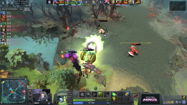 OG.JerAx takes First Blood on �2�!