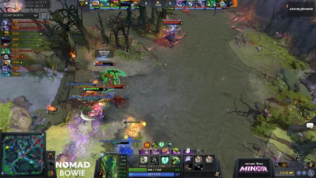 Na`Vi.LeBronDota gets a double kill!