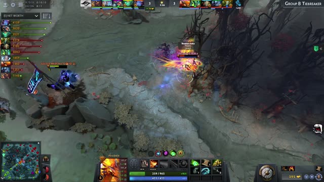 Secret.MidOne kills Newbee.kaka!