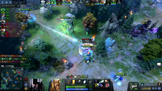 EG.Arteezy gets a double kill!