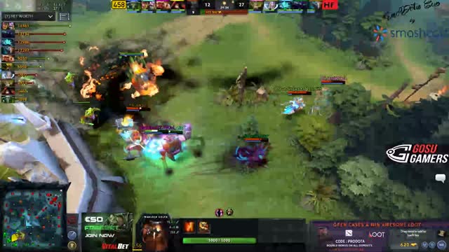 Benhur gets a triple kill!