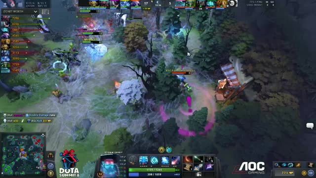 w33 gets a double kill!