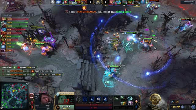 Secret.MATUMBAMAN gets a double kill!