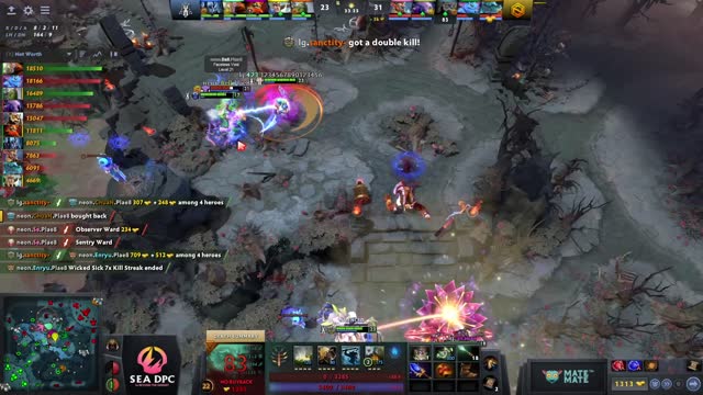 sanctity- gets a triple kill!