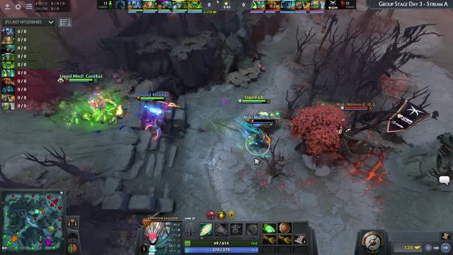 Liquid.gh takes First Blood on Mski.MuShi-!