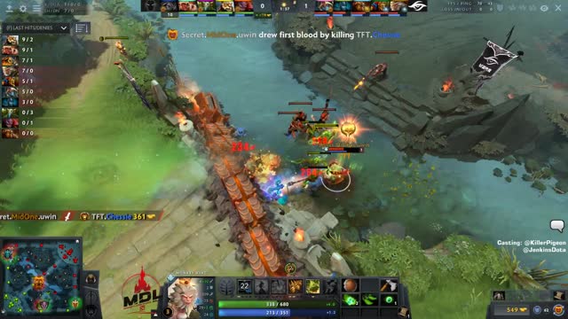 Secret.MidOne takes First Blood on coL.Chessie!