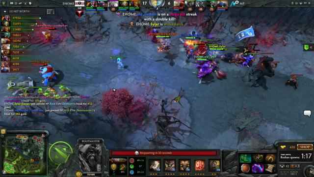 EHOME.old chicken gets a double kill!