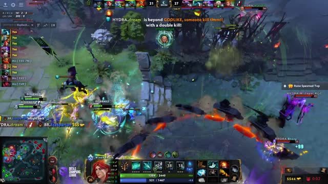 dream` gets a triple kill!