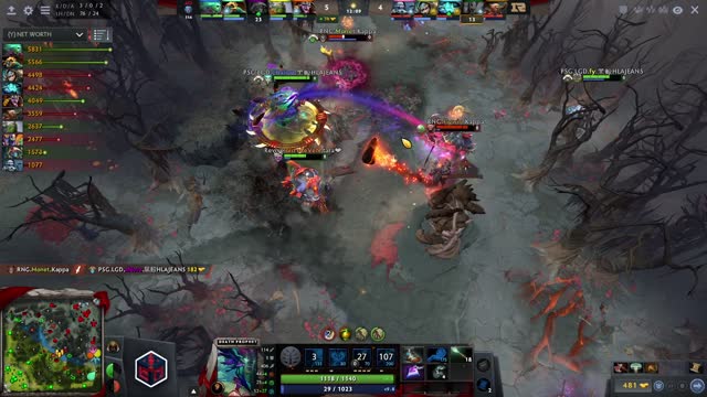 PSG.LGD.fy gets two kills!