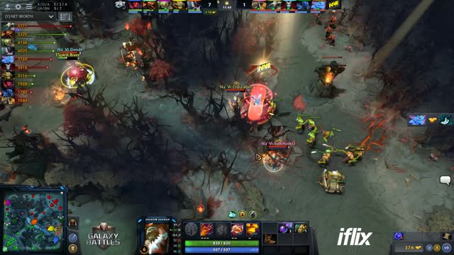 Na`Vi.Dendi kills Biver!