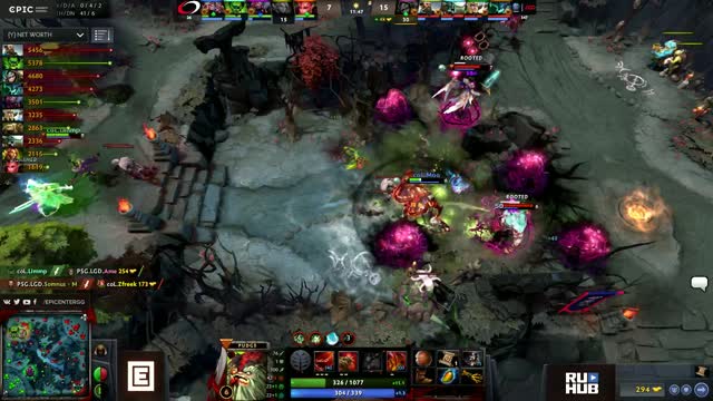 LGD.Maybe gets a double kill!