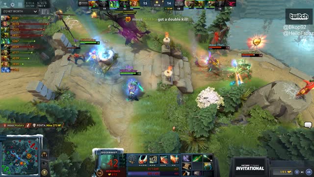 mouz.Madara's double kill leads to a team wipe!