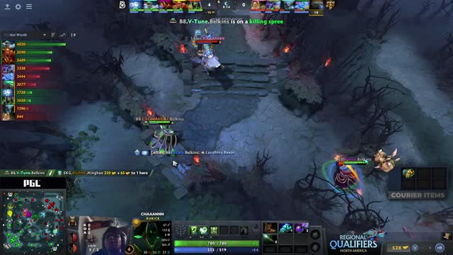 Dendi gets a double kill!