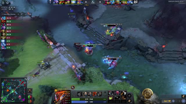 QCY.LoA takes First Blood on PSG.LGD.NothingToSay!