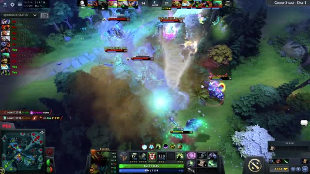 Mushi gets a triple kill!