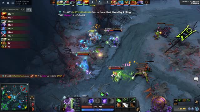 Chaos.MATUMBAMAN takes First Blood on TNC.Kuku!