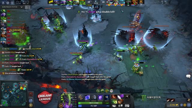 Dendi gets a double kill!