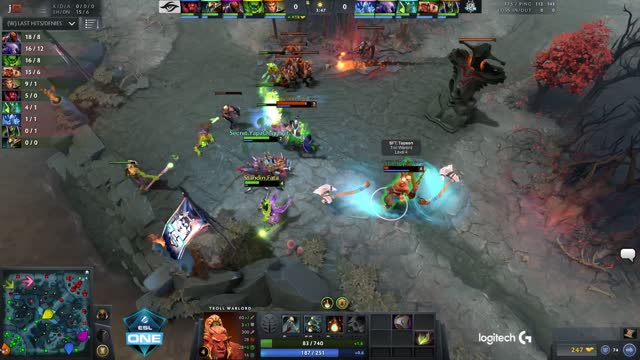 Secret.YapzOr takes First Blood on topson!