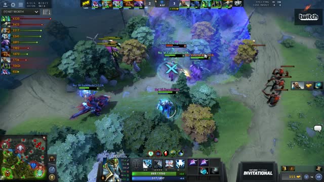 Na`Vi.Dendi kills TSpirit.Iceberg!