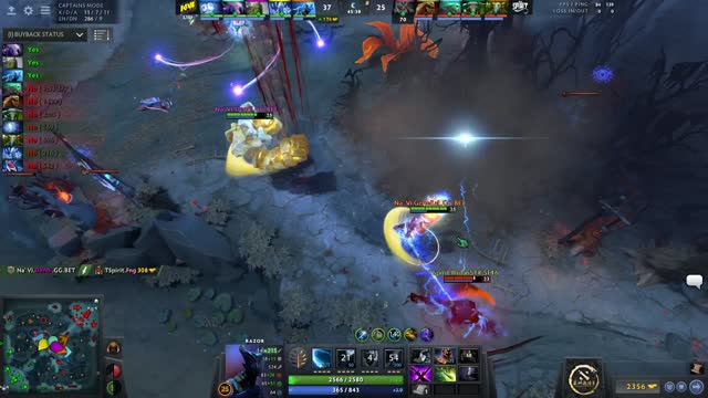 Na`Vi.Dendi gets a double kill!