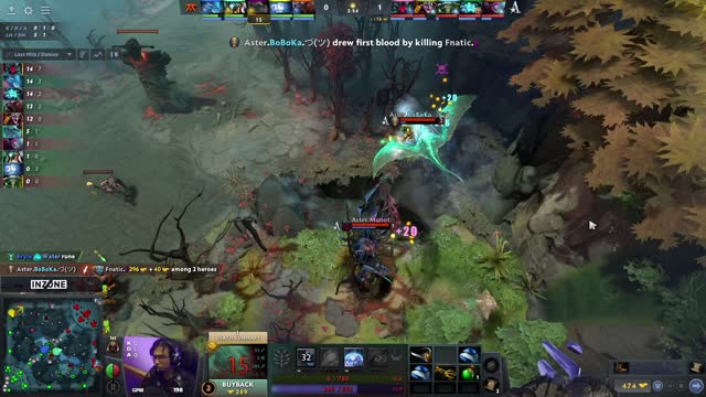 Aster.Borax takes First Blood on Fnatic.Jabz!