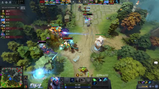 Newbee.kaka takes First Blood on LGD.xNova!