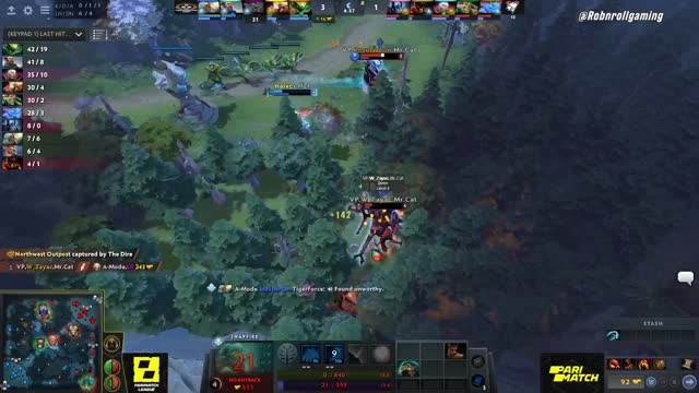 Na'Vi.Zayac gets a double kill!