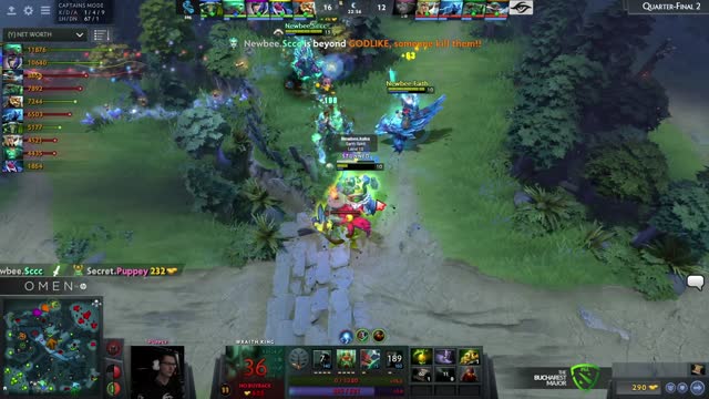 Newbee.Sccc kills Secret.Puppey!