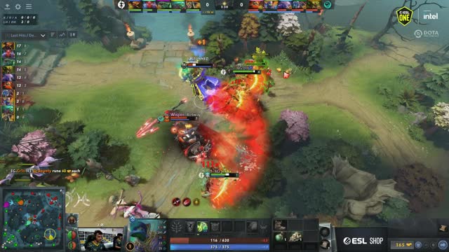 Arteezy takes First Blood on Beastcoast.Scofield!