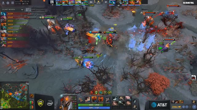 EG.Arteezy kills Newbee.Yawar!