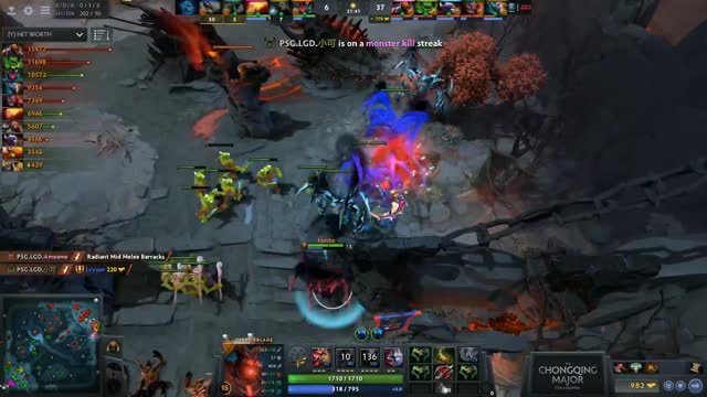 PSG.LGD gets 2 kills!