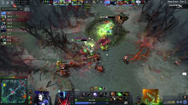 LGD.xNova takes First Blood on EG.Arteezy!