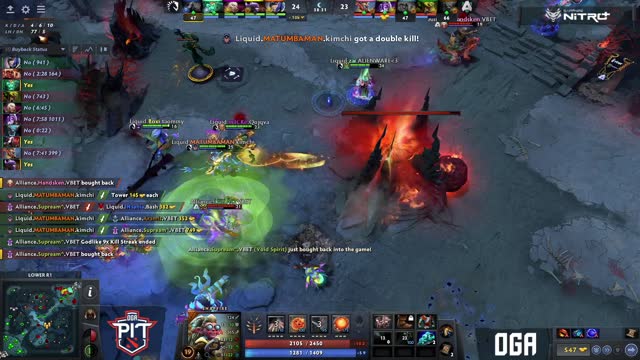 Secret.MATUMBAMAN gets a triple kill!