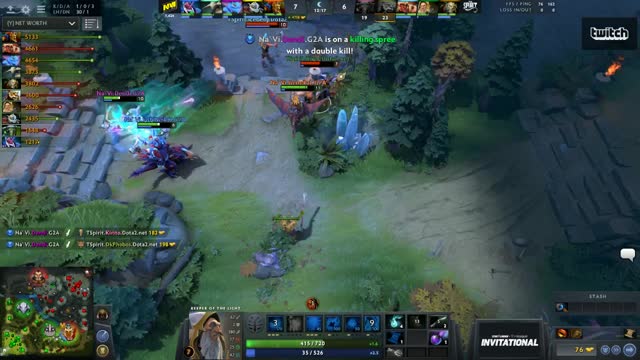 Na`Vi.Dendi gets a double kill!