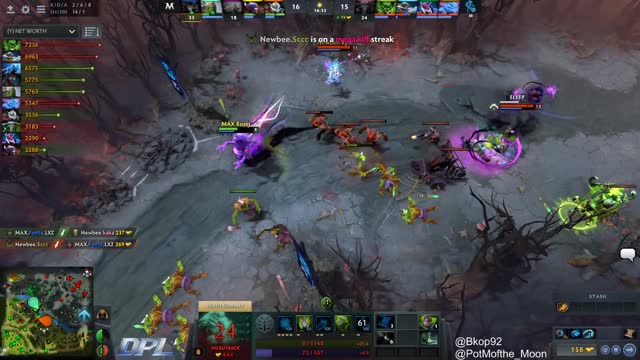 Newbee.Sccc gets a double kill!