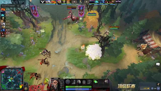 rong takes First Blood on EHOME.Faith_bian!