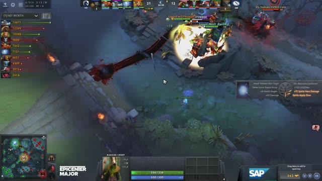 Chaos.w33 kills EG.Arteezy!