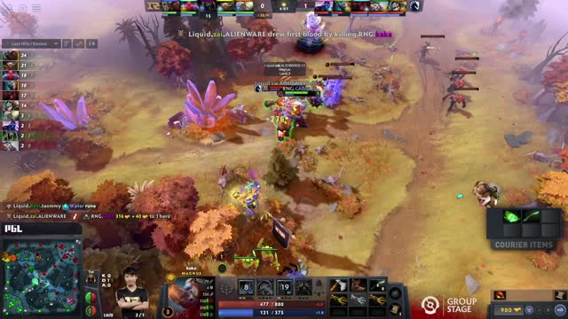 Liquid.zai takes First Blood on RNG.kaka!