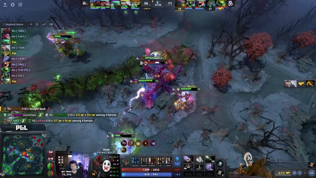 red2's triple kill leads to a team wipe!
