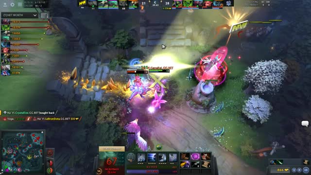 Vega.Zayac kills Na`Vi.LeBronDota!