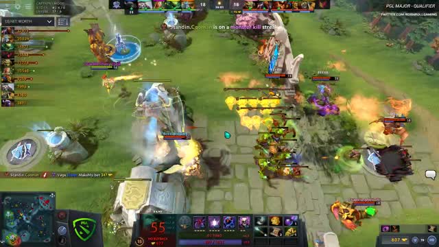 Cooman gets a triple kill!