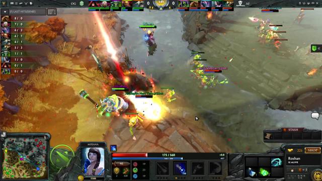 OG.JerAx takes First Blood on mouz.Maybe Next Time!