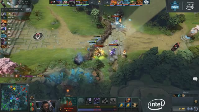 EG.Arteezy kills Sneyking!