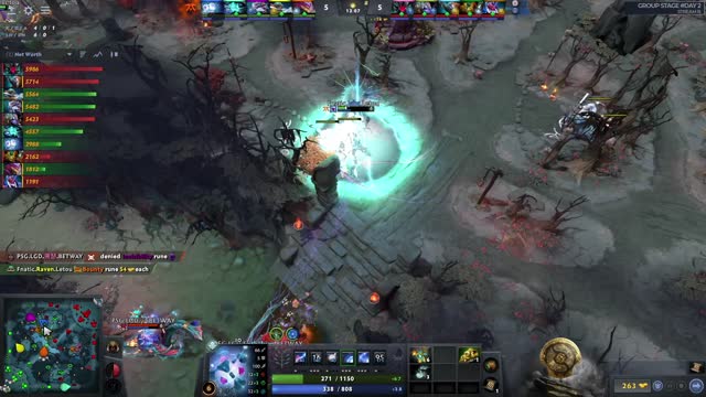 PSG.LGD.NothingToSay kills Fnatic.Jabz!