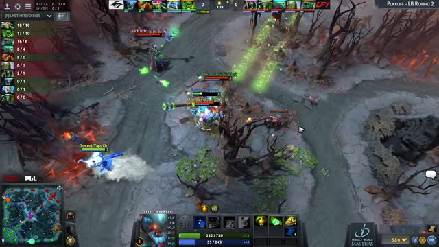 LFY.ddc takes First Blood on Secret.Puppey!