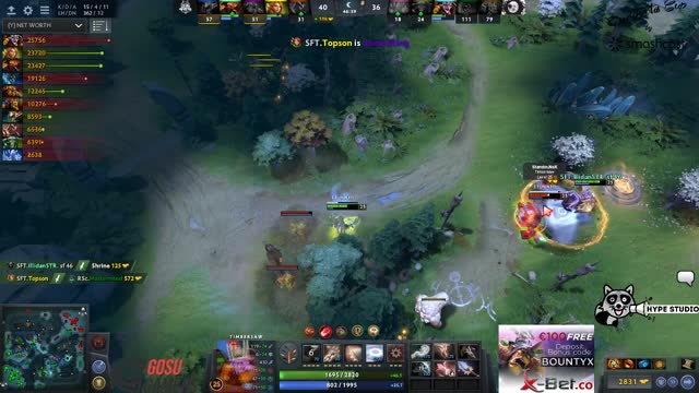 topson gets a triple kill!